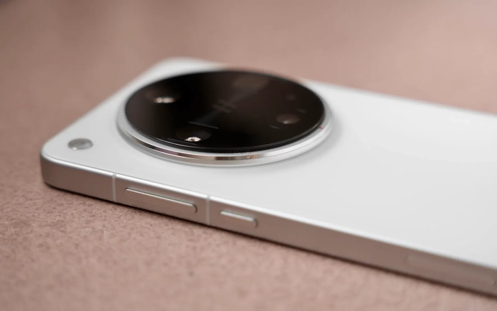 Close-up of a modern smartphone camera module